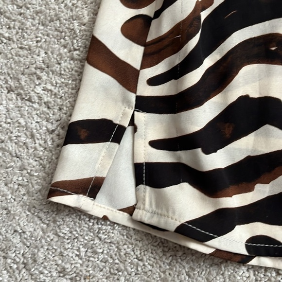 cabi Brown Zebra Blouse - Picture 4 of 4